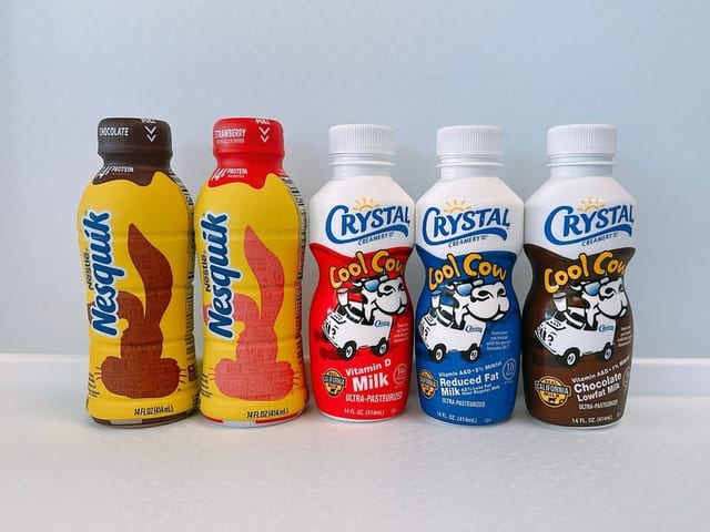 Milks 8 Oz - 14 Oz.
