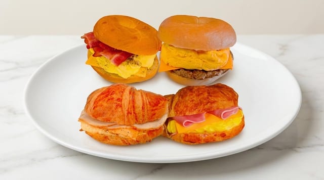 Breakfast Sandwiches.