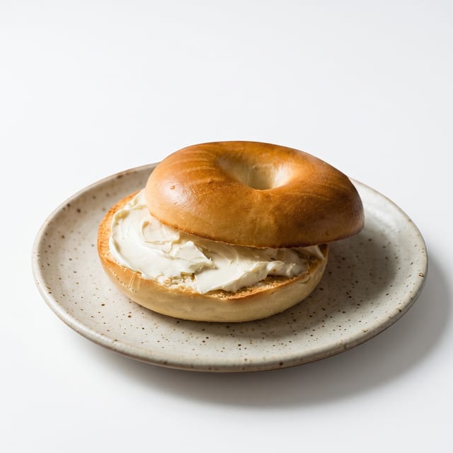 Cream Cheese Bagel.